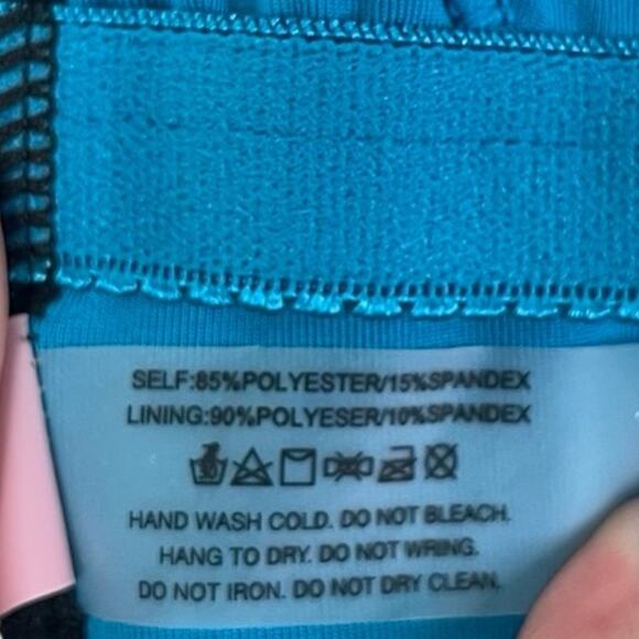 Juicy Couture One Shoulder Black Color Block One Piece Bathing Suit - Picture 11 of 13